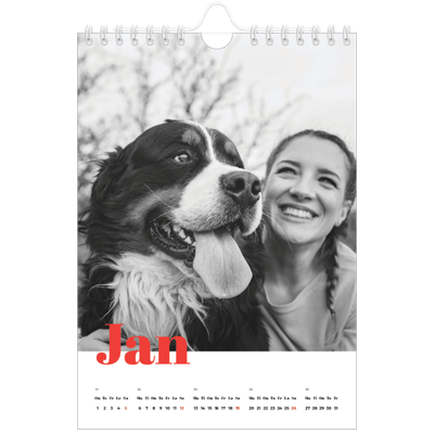 Fotokalender A5 — Et fantastisk år [Januar]