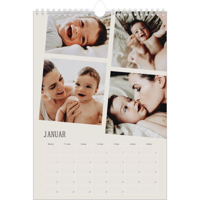 Fotokalender A4 (20 x 30 cm) — Bilder i bevegelse [Januar]