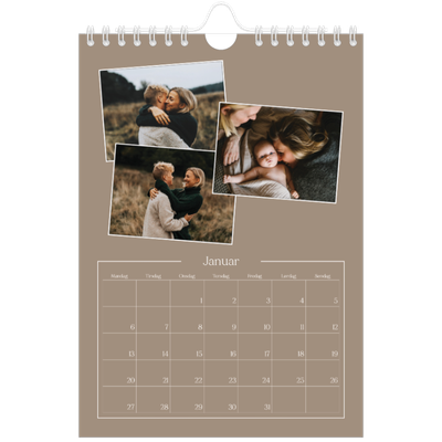 Fotokalender A5 — Våre minner [Januar]